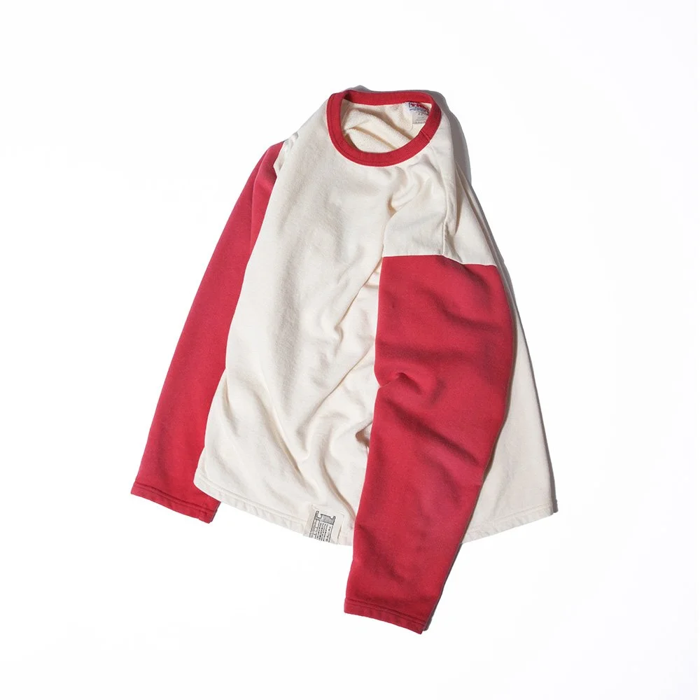 THE FABRIC/THE UNION ベースボールシャツ カットソー M THE FABRIC “BASEBALL LONG TEE” — THE UNION